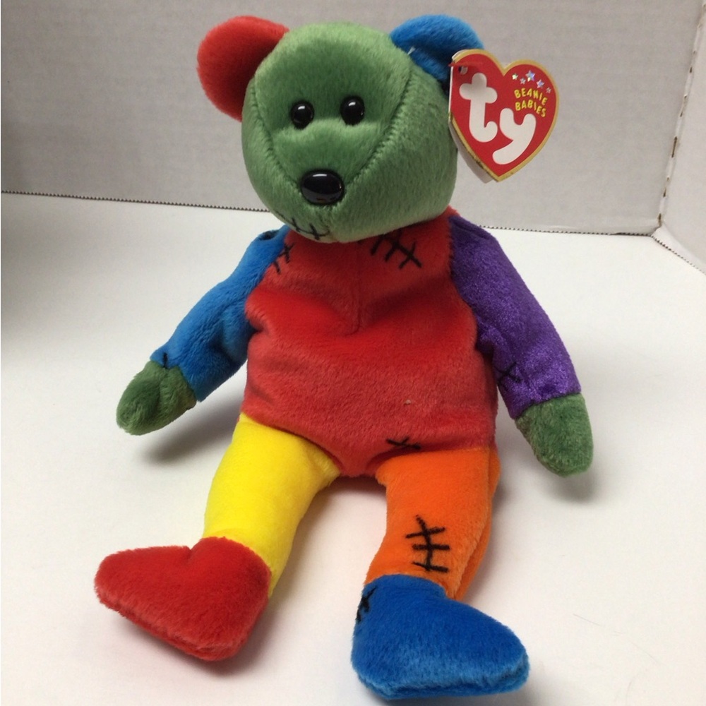 Ty Beanie Baby Retired Frankenteddy 2001